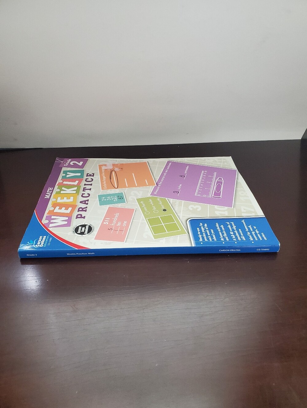 Weekly Math Practice Grade 2 Math Workbook - Paperback New Unused Second Grade - Picture 7 of 7
